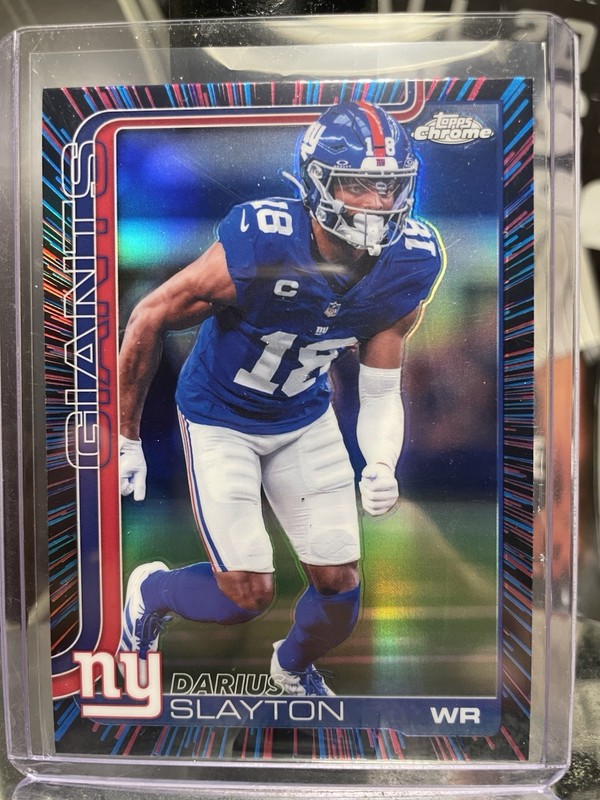 Topps 2025 Topps Chrome Darius Slayton #226 New York Giants Football Neon Pulse
