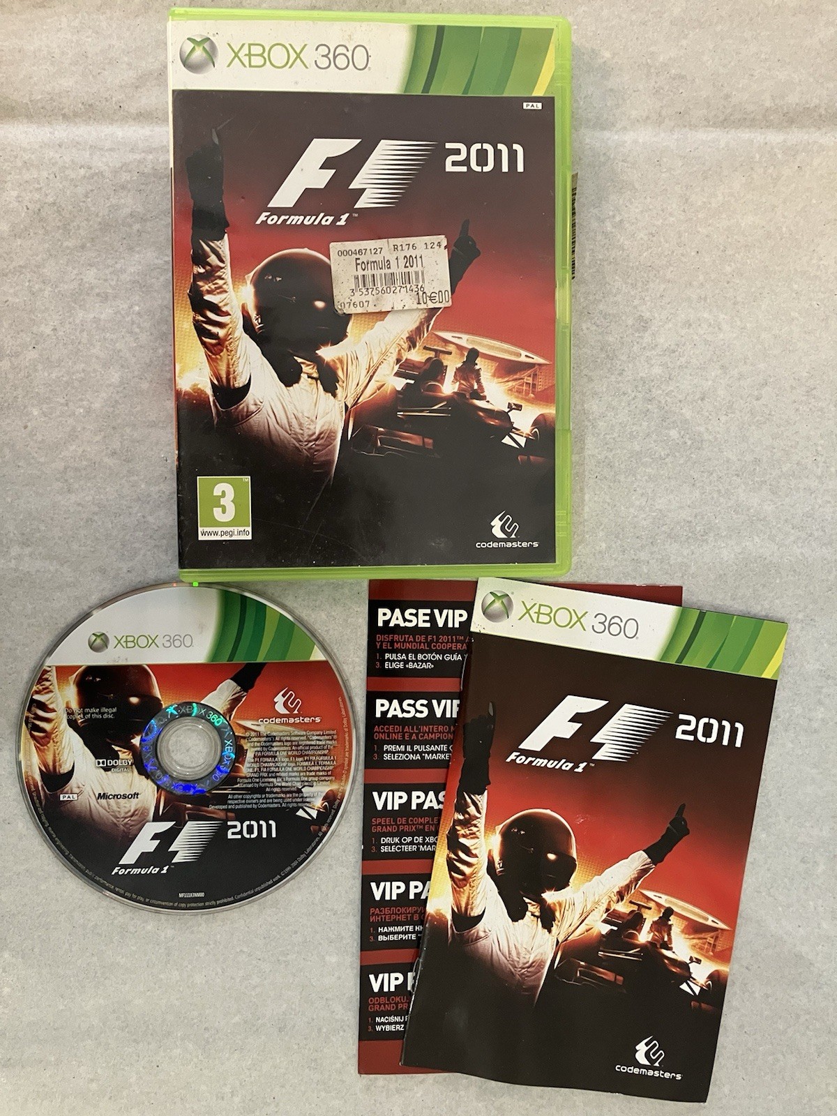 Formula 1 2011 F1 - XBOX 360 - PAL FR - Complet avec notice