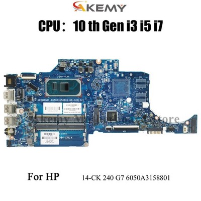 i3 i5 i7 HP 240 G8 14-CK 14-CF Laptop Motherboard 6050A3158801 L89469-601 L89470