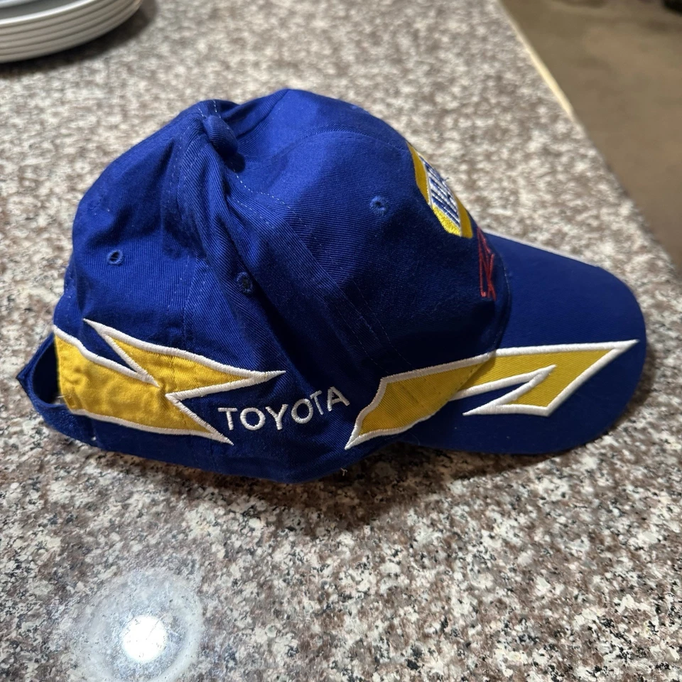 NAPA Racing Michael Waltrip #55 Nascar Toyota azul amarillo rayo sombrero  Foto 2 de 4