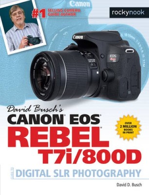 David Buschs Canon EOS Rebel T7i800D Guide to Digital SLR - VERY GOOD