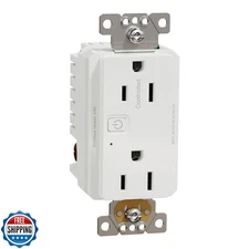 Square D by Schneider Electric Z-Wave Smart Outlet, Tamper Resist