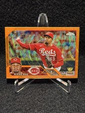 2023 Topps Chrome - Alexis Diaz #179 Orange Wave Refractor /25