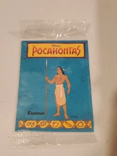 Pocahontas Kocoum promotional pack stickers Disneyland 1990s MIP