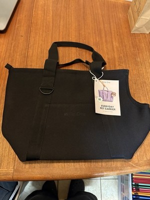 Wild One Everyday Dog Cat Pet Carrier Tote Black   Limited Edition. Up To 25lbs