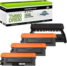 1 DR630 Drum Unit 3 TN660 Toner Cartridge Fit for Brother DCP-L2520DW L2540DW