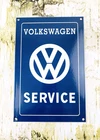 VINTAGE VOLKSWAGEN VW SERVICE GASOLINE BEETLE MOTOR OIL PUMP PORCELAIN GAS SIGN