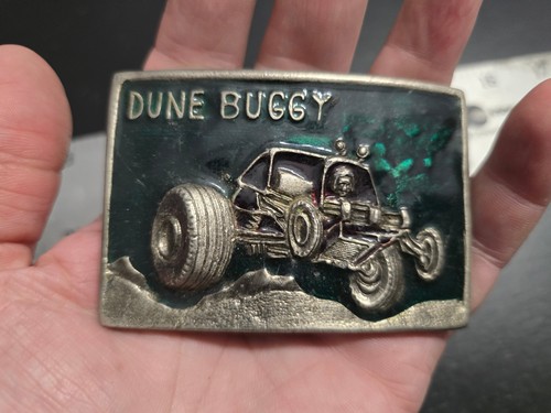 RARE VINTAGE INSTYLE 1979 DUNE BUGGY BELT BUCKLE FREE SHIPPING!!!