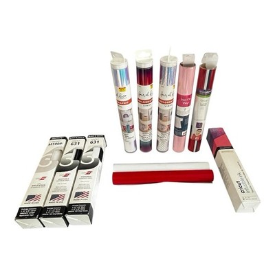 Cricut Oracal Vinyl Lot HTV Adhesive Holographic Sheets Transfer Tape Bundle