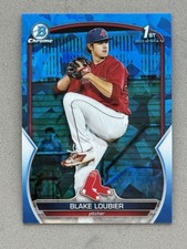 2023 Bowman Chrome Sapphire Prospects #BCP-122 Blake Loubier - Red Sox Prospect