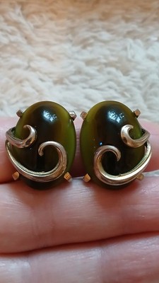 Whiting and Davis Wunderschöne Vintage Clips Ohrringe.