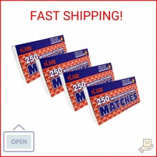1000 Pcs Wooden Matches, Strike On Box, for Home, Kitchen, Fire Starter, Lighter