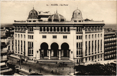 Old postcard AK ALGIERS LA POSTE ALGERIA (1434678)