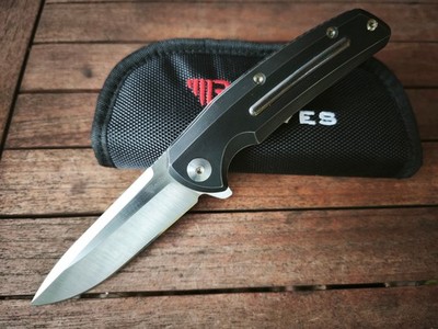 Taschenmesser: Reate Epoch - Black Satin Nr. 66/400