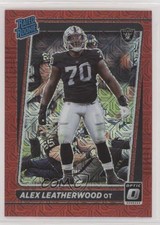 2021 Panini Donruss Optic Rated Rookie Red Mojo Prizm Alex Leatherwood #266 0y6g