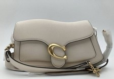COACH TWISTED TABBY LEATHER SHOULDER BAG IN WHITE - ORIGINAL RRP £495 BRAND NEW