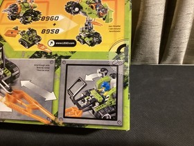 Lego Power Miners Granite Grinder 8958 Glaciator Blue Crystal Set 3 Bobcat 2009