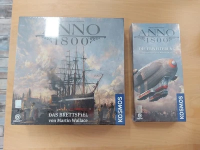 Anno 1800 Brettspiel (DE) + Erweiterung - Kosmos - Folie - Brettspiel-Sammlung - Bild 1 von 4