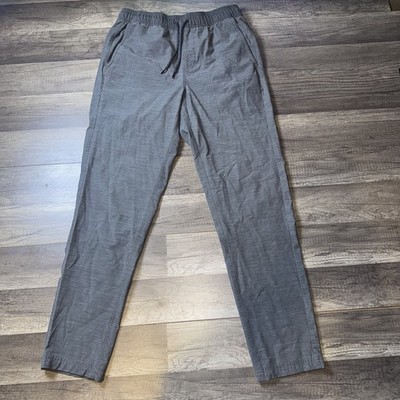 O'neill Hybrid Pants Mens Size S Heather Gray Drawstring Stretch Casual Active