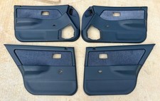 1988-1991 Honda Civic Sedan Door Panel Set Front Rear Manual Windows Blue