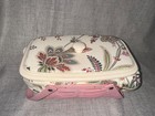 Dresden and Company Pink Woven Sewing Basket with Padded Lid and Plastic Insert — photo 3