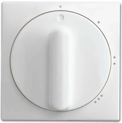 Busch Jaeger White Cover Plate for 3-Way Switch - 4694095