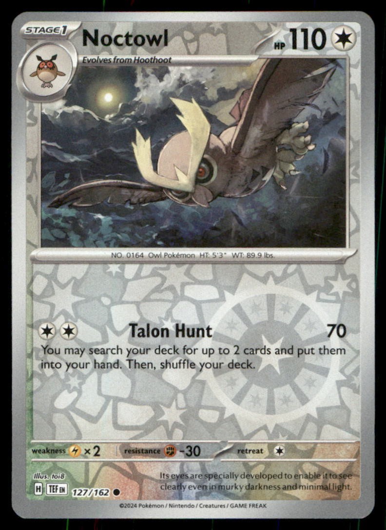 Pokémon TCG Pokémon Noctowl Noctowl Common Reverse Holo