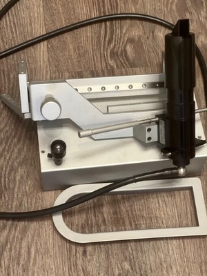 Alcon Allegretto EX 400 Zeiss slit lamp, fiber, and light source,  - Functional.