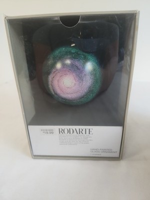 Rodarte Neiman Marcus for Target Ornament Hand Painted Galaxy Glass 3'' Space