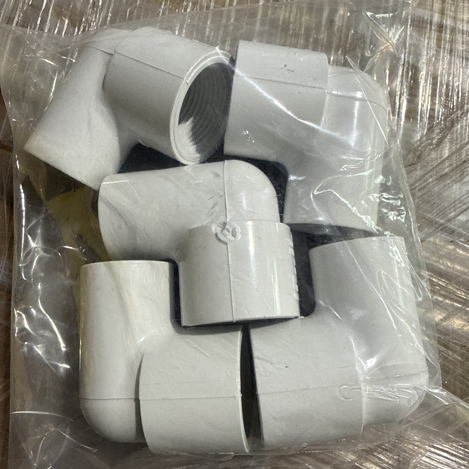 LOT OF 5 Spears 1/2 x 3/4 Schedule 40 PVC 90° Reducing Elbow Socket x FIPT New