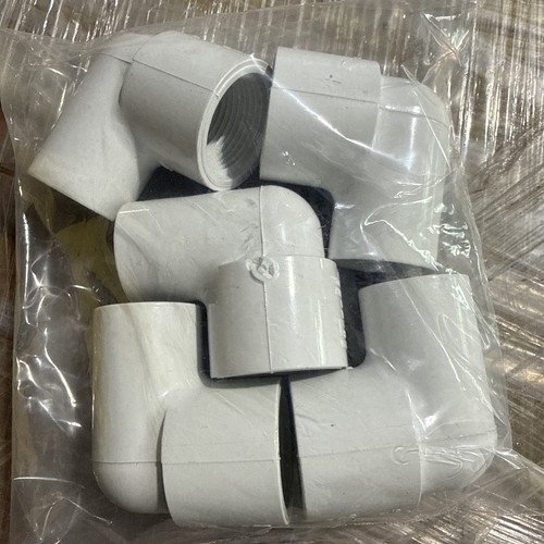 LOT OF 5 Spears 1/2 x 3/4 Schedule 40 PVC 90ยฐ Reducing Elbow Socket x FIPT New