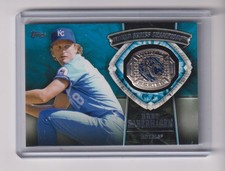 2014 TOPPS WORLD SERIES CHAMPIONS BRET SABERHAGEN RING RELIC  KANSAS CITY ROYALS