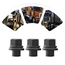 3pc M22 1.5 Heavy-duty Truck Semi-trailer Wheel Hub Nut 33mm Hexagonal 19mm
