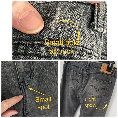 Levi's 511 Skinny Fit Jeans Boys Sz 18x29 Gray 5 Pocket 100% Cotton - Picture 7 of 8