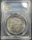 1900 S Morgan Silver Dollar $1 PCGS AU Detail Better Date Coin