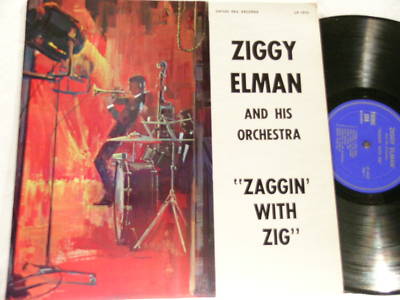 ZIGGY ELMAN Zaggin' With Zig Virginia Maxey LP