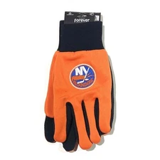 New York Islanders NHL Orange Utility Grip Work Gloves