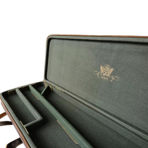 PU Leather Handmade rigid case for cover 34", 36" disassembled shotguns - Picture 9 of 10
