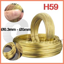 Brass Round Wire Bare Unplated Jewelry Making / Wire Craft Diameter  0.3mm - 5mm