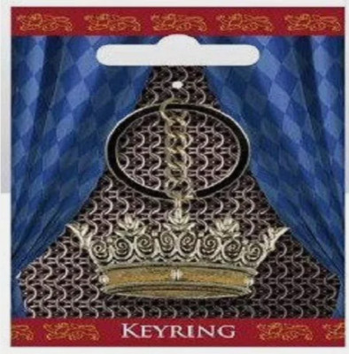 Mittelalter Königin Krone Metall Queen Elizabeth II Schlüsselanhänger Platin Jubiläum Charm