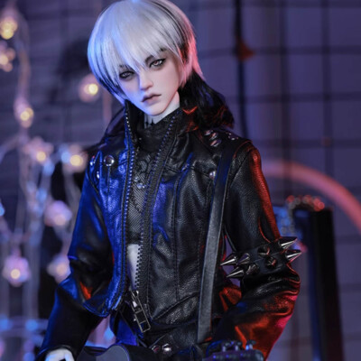 Full Set  1/4 BJD Doll SD Ball Joint Doll Resin Bassist Punk Rock Boy Male Gift