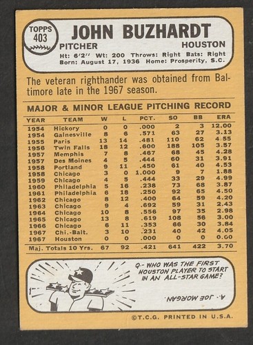 1968 Topps Baseball Cards Scegli una carta a scelta 295-660 EX X-MT 1/25 Set Break - Foto 195 di 490