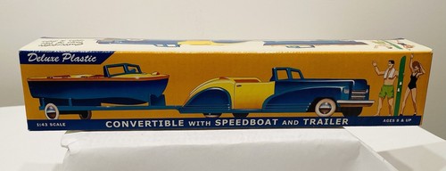 Dimestore Dreams #20200 Convertible with Speedboat & Trailer - Deluxe Plastic - Picture 7 of 11