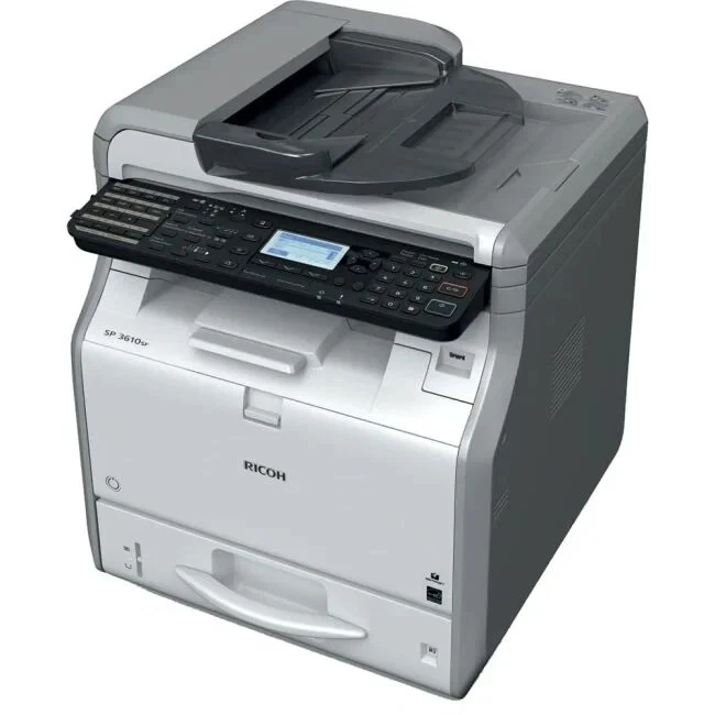 RICOH SP 3600SF AIO DUPLEX NETWORK USB FAST 30PPM 600DPI A4 MONO LASER PRINTER - Image 3 of 4