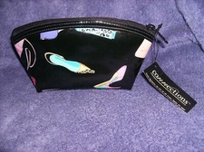 CONNECTIONS Cosmetic BAG ZIPPER CLOSURE Purse Organizer 7" x 4" NEW IN PACKAGE