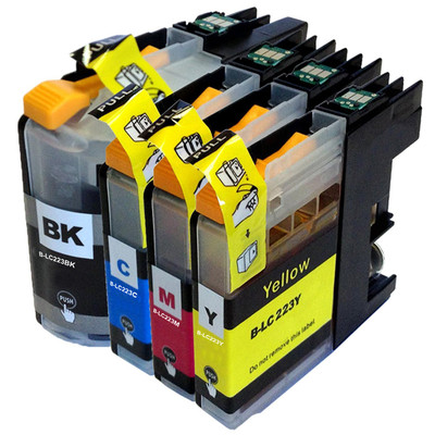 Kompatible Brother LC-223XL High Capacity Tintenpatronen 1 Komplettset