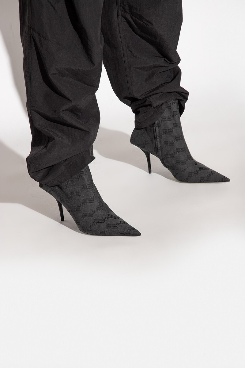 【美品】バレンシアガ KNIFE 80MM ブーツ Balenciaga Knife 80 leather ankle boots Balenciaga