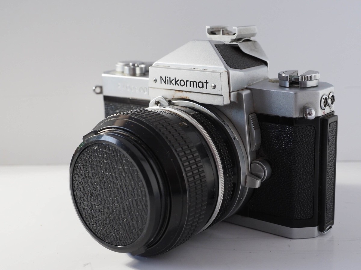 【L2197】 Nikon Nikomat FTN + 50mm 1.4 Nikon Nikkoromat FTN SLR film camera with Nikon 50mm f/1.4
