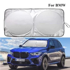 For BMW Car SUV Windshield Sun Shade Reflective Heat Block Front Cover Visor
