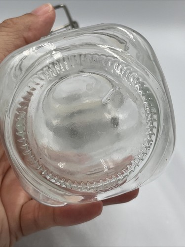 Americana Craft Vintage Style Clear Mason Jar Canister Flip Lid 22 oz - Picture 7 of 15